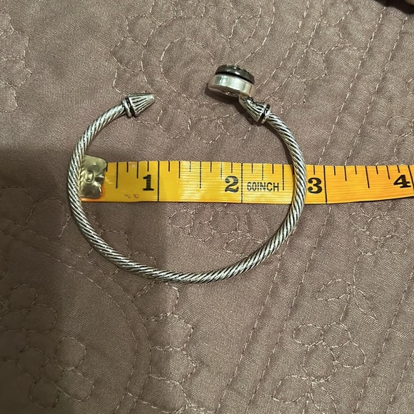 18. ✨Silver Tone Front Open Cuff Bracelet - Oh Snap! - Picture 4 of 5